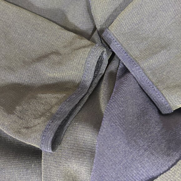 Cop Copine Womens Sheer Tunic Dress Ruffle Detail Navy Gray Taille 3 - Picture 4 of 7